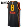 Camiseta Niños NBA Oklahoma City Thunder Jalen Williams 2024-25 Nike City Edition Negro Swingman